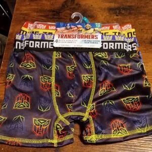 NWT boys Sz 10 Transformers 4 Pack Athletic Boxer Briefs Ultra Cool Softness